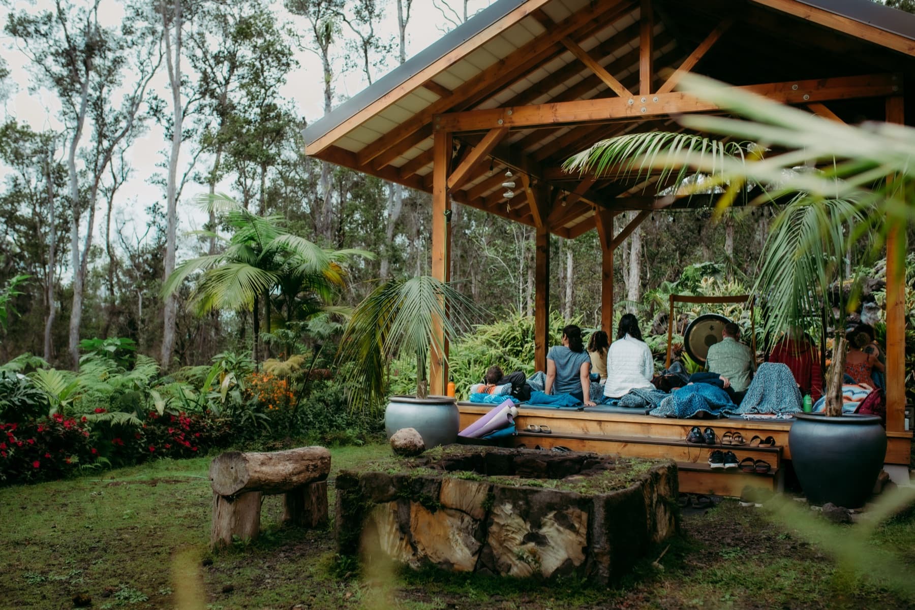 The retreat space in the cloud forest