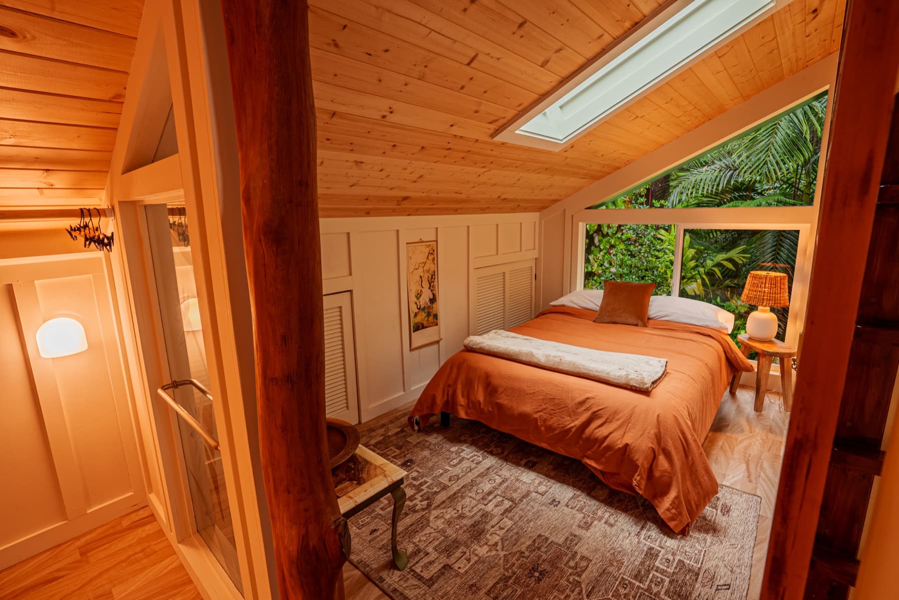 Retreat spaces at the Kona Cloud Forest Sanctuary