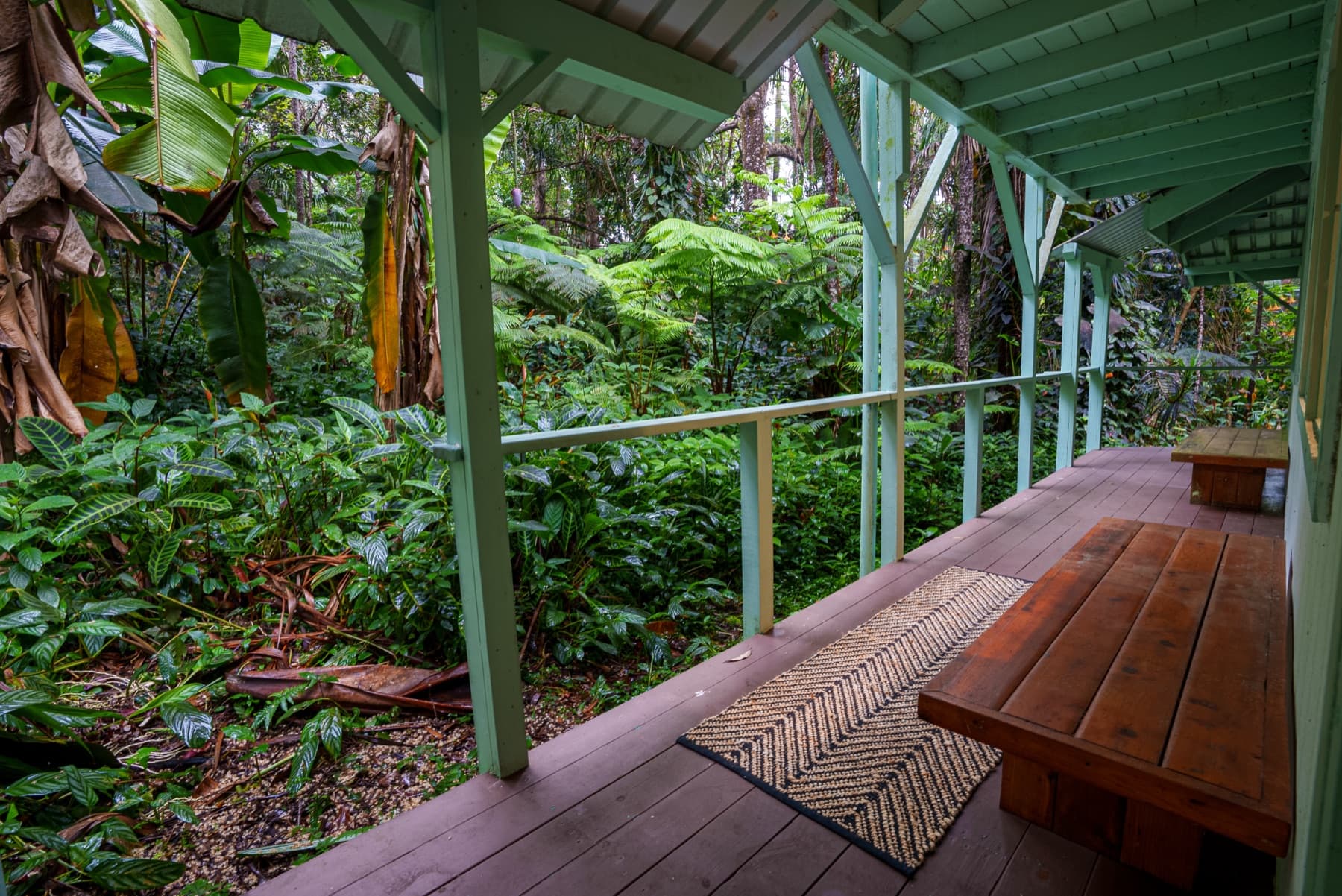 Retreat spaces at the Kona Cloud Forest Sanctuary
